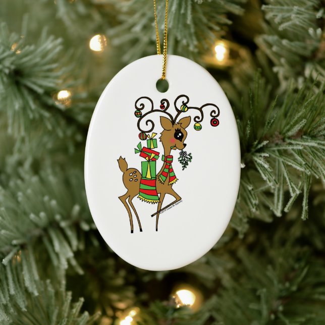 Adorno De Cerámica Bailarina (Árbol)