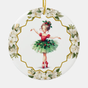 Adorno de cerámica Bailarina