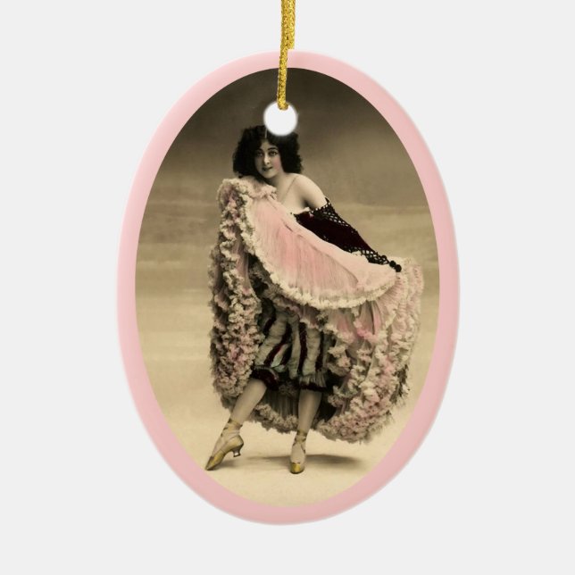 Adorno De Cerámica Bailarina canina 4 (Frente)