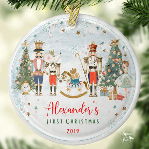Adorno De Cerámica Bailarina de Navidad del Cascanueces