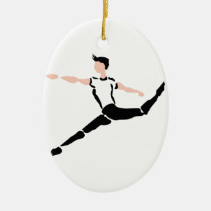 ADORNO DE CERÁMICA BAILARINA MASCULINA