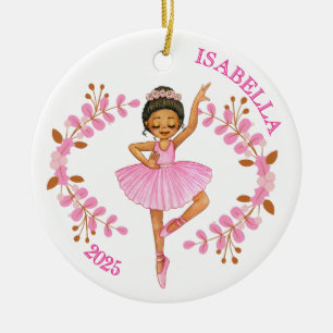 Adorno De Cerámica Bailarina Morena