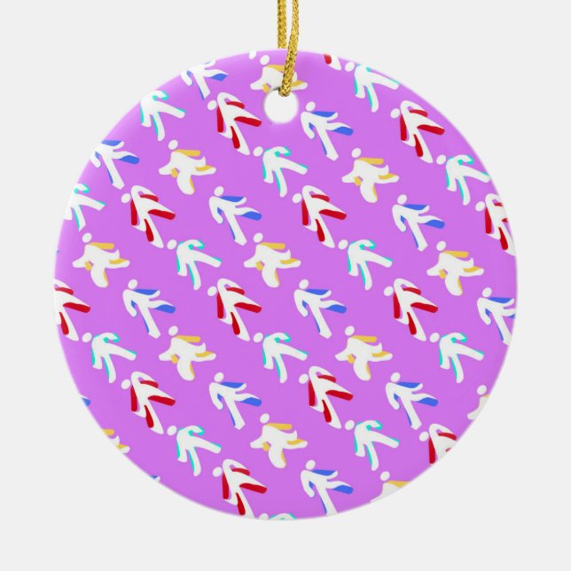 Adorno De Cerámica Bailarinas (Frente)