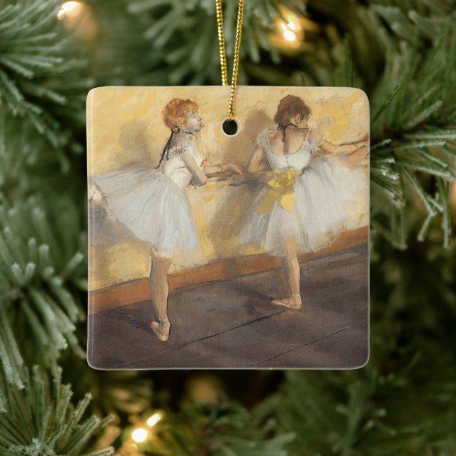 Adorno De Cerámica Bailarinas en el bar de Edgar Degas, ballet de épo (Árbol)