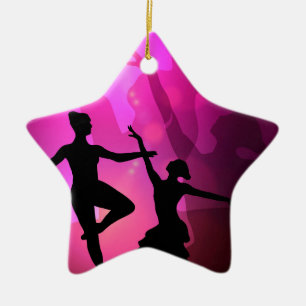 Adorno De Cerámica Bailarines de ballet