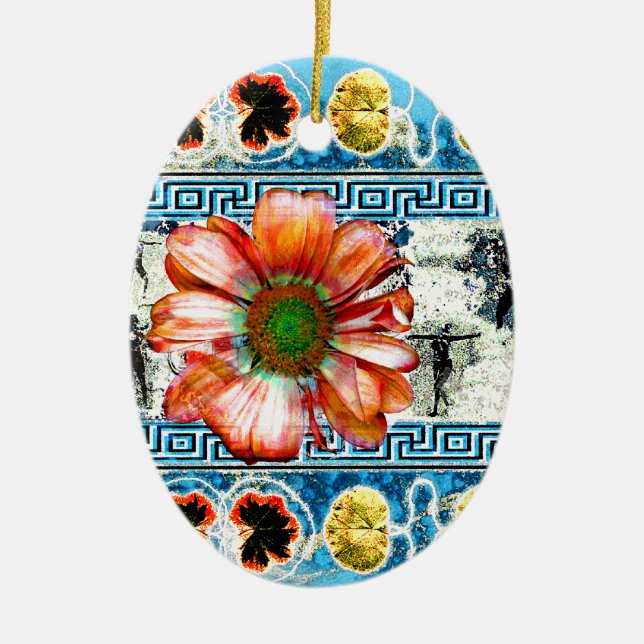 Adorno De Cerámica Baile Antiguo (Frente)