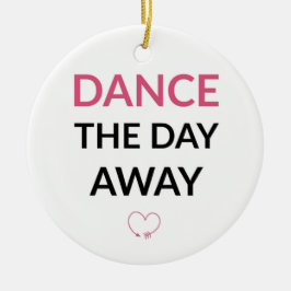 Adorno De Cerámica Baile el día ausente