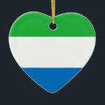 Adorno De Cerámica ¡Bajo costo! Bandera del Sierra Leone<br><div class="desc">¡Diseño clásico de la bandera del Sierra Leone disponible en muchos productos en nuestra tienda! ¡Muestre su orgullo del Sierra Leone con estos artículos especiales o compre algo para ese natural especial del Sierra Leone en su vida! ¡Compruebe hacia fuera nuestra tienda para saber si hay más artículos! ¿Tenga una...</div>
