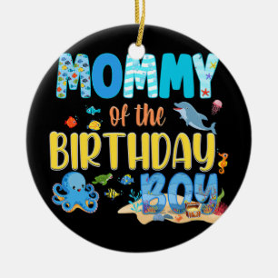 Adorno De Cerámica Bajo el Acuario de Pescado de Cumpleaños Fiesta de