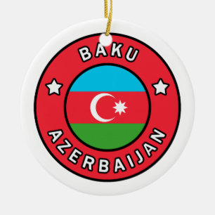 Adorno De Cerámica Bakú Azerbaiyán