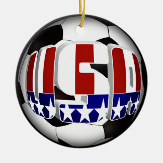 Adorno De Cerámica Ball de fútbol de Estados Unidos