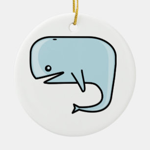 Adorno De Cerámica Ballena