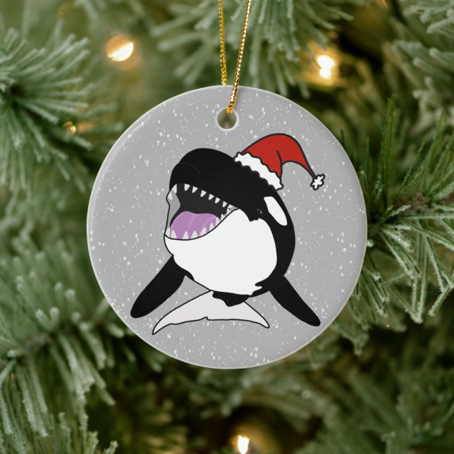 Adorno De Cerámica Ballena asesina de Orca (Árbol)