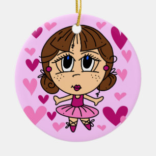 Adorno De Cerámica Ballerina Chica