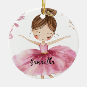 Adorno De Cerámica Ballerina personalizada