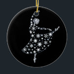 Adorno De Cerámica Ballerina Snowflake Ballet Costume Winter Dance Gi<br><div class="desc">Ballet Ballerina Snowflake Vestido de invierno Chicas de danza</div>