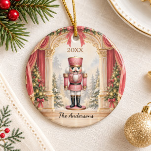 Adorno De Cerámica Ballet de Cascanueces Teatro Navidad