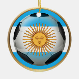 Adorno De Cerámica Balón de fútbol de Argentina