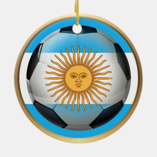 Adorno De Cerámica Balón de fútbol de Argentina