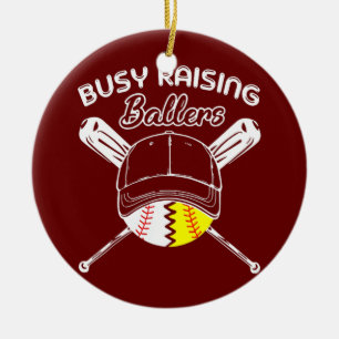 Adorno De Cerámica Baloncestistas ocupados Baloncestistas Amor Famoso