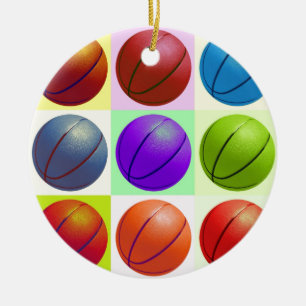 Adorno De Cerámica Baloncesto