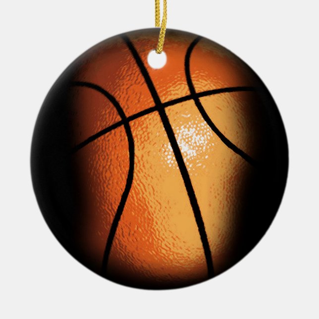 Adorno De Cerámica Baloncesto (Frente)