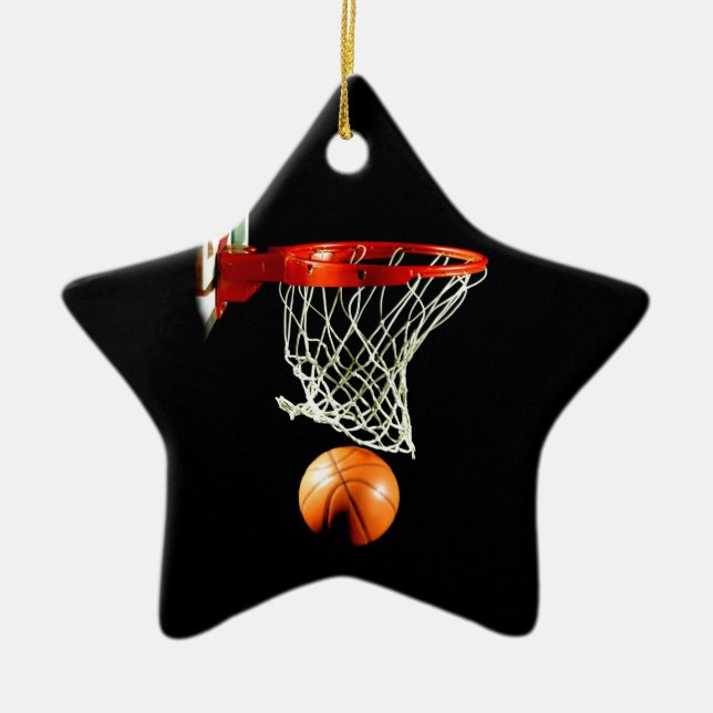 Adorno De Cerámica Baloncesto (Frente)