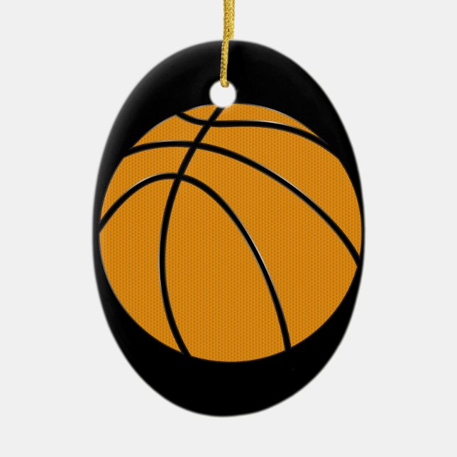 Adorno De Cerámica Baloncesto (Frente)