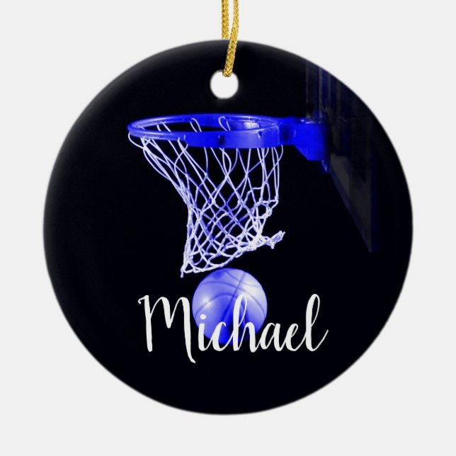 Adorno De Cerámica Baloncesto (Frente)