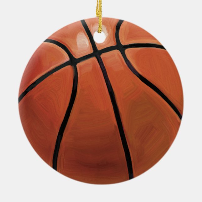 Adorno De Cerámica Baloncesto (Atrás)