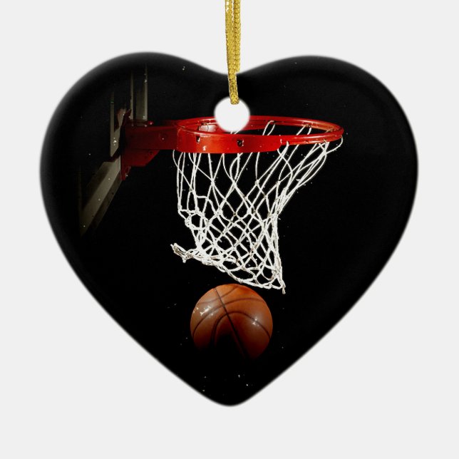 Adorno De Cerámica Baloncesto (Frente)