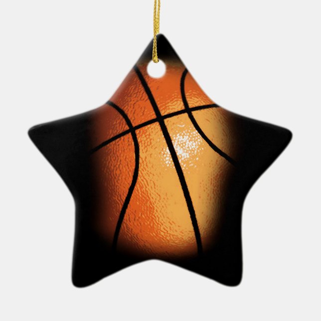 Adorno De Cerámica Baloncesto (Frente)