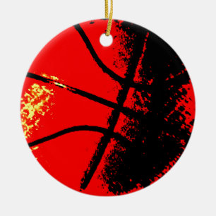 Adorno De Cerámica Baloncesto de arte pop