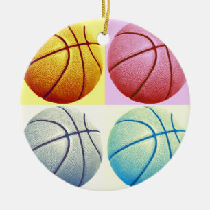 Adorno De Cerámica Baloncesto de arte pop