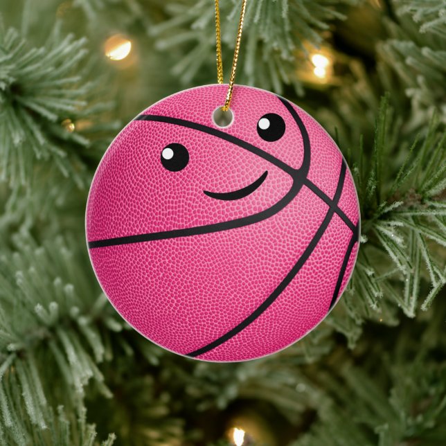 Adorno De Cerámica baloncesto de chicas personalizados kawaii lindo (Árbol)