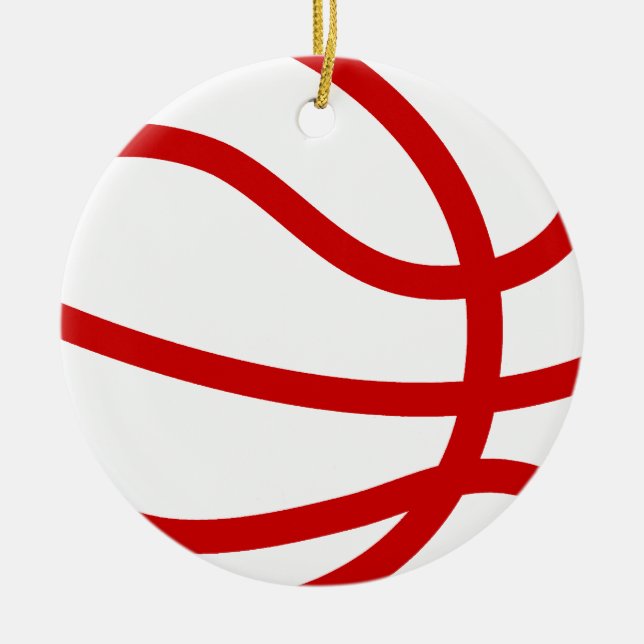Adorno De Cerámica Baloncesto de navidades (Frente)