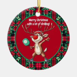 Adorno De Cerámica Baloncesto 🎄 Feliz Navidad, texto personalizado
