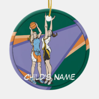 Adorno De Cerámica Baloncesto femenino