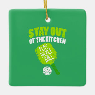 Adorno De Cerámica Baloncesto - Mantente Fuera De La Cocina