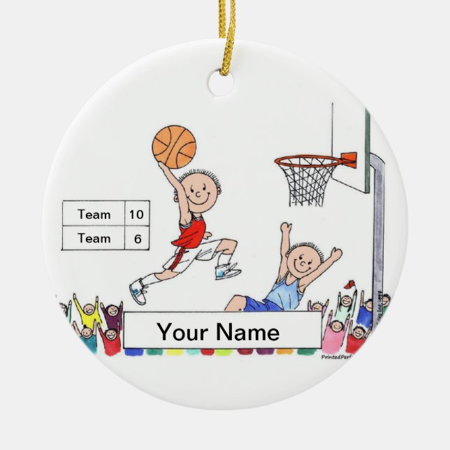 Adorno De Cerámica Baloncesto masculino (Frente)