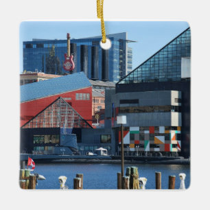 Adorno De Cerámica Baltimore Inner Harbour