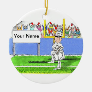 Adorno De Cerámica Banda, sonrisa de tambor - Hombre