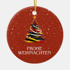 ADORNO DE CERÁMICA BANDERA ALEMANA INSPIRADA