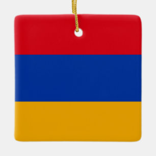 Adorno De Cerámica Bandera armenia