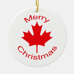 Adorno De Cerámica Bandera canadiense