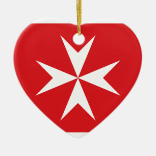 Adorno De Cerámica Bandera civil bandera de Malta, Maldivas