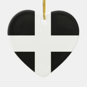 Adorno De Cerámica Bandera Cornualles Kernow del St Piran
