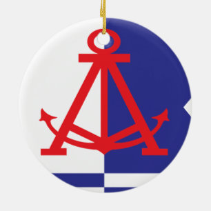 Adorno De Cerámica bandera de Alameda