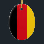 Adorno De Cerámica Bandera de Alemania<br><div class="desc">Bandera de Alemania.</div>