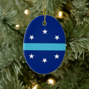 Adorno De Cerámica Bandera de Anaheim, California